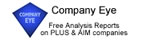 Company Eye. Free analysis reports on PLUS, AIM and other unquoted companies. PLUS here & AIM here.